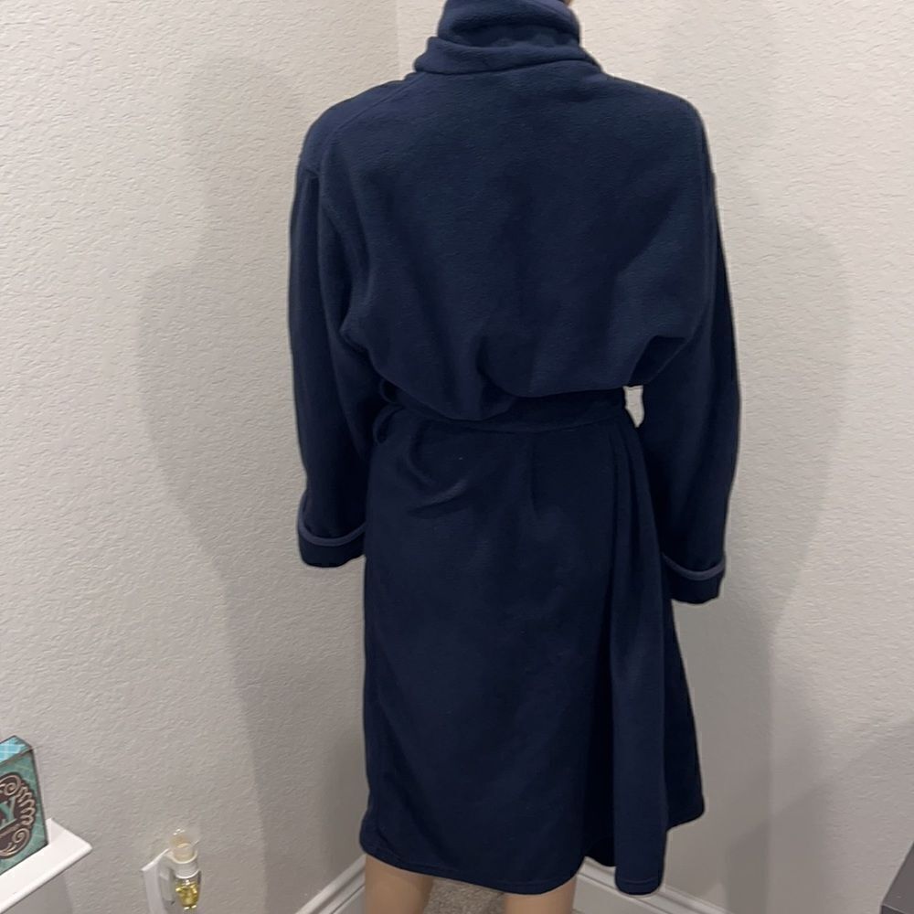Vintage IZOD two tone blue robe - Picture 3 of 6